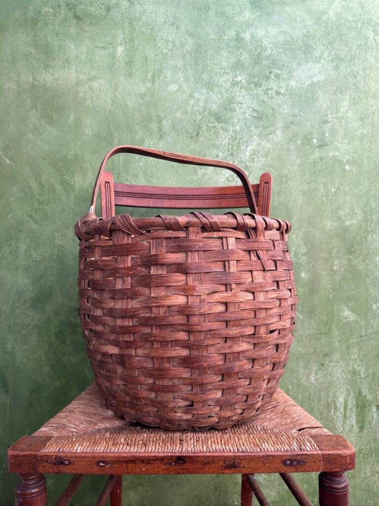 Swedish Antique Bentwood Basket