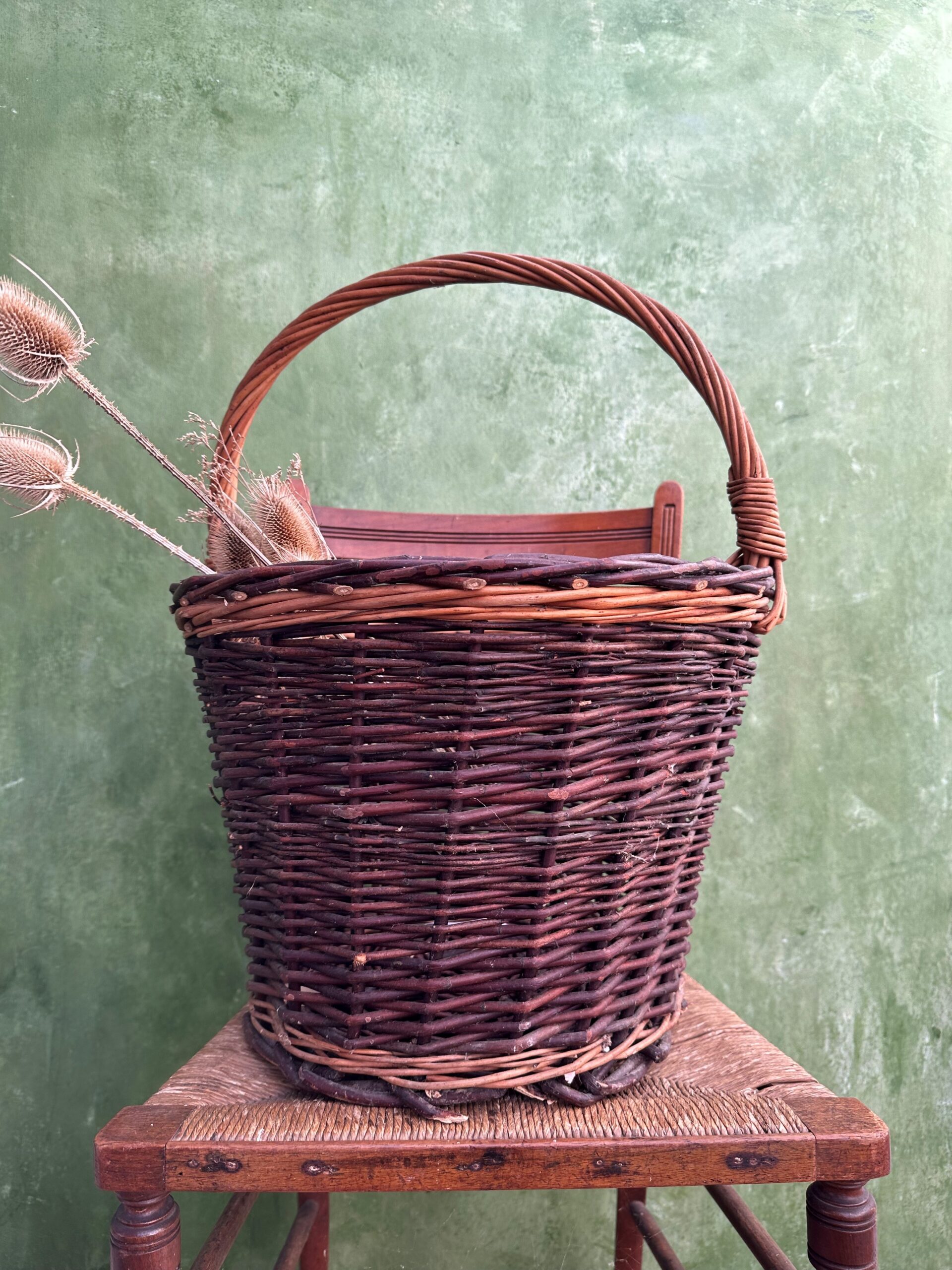 French Vintage Market Basket