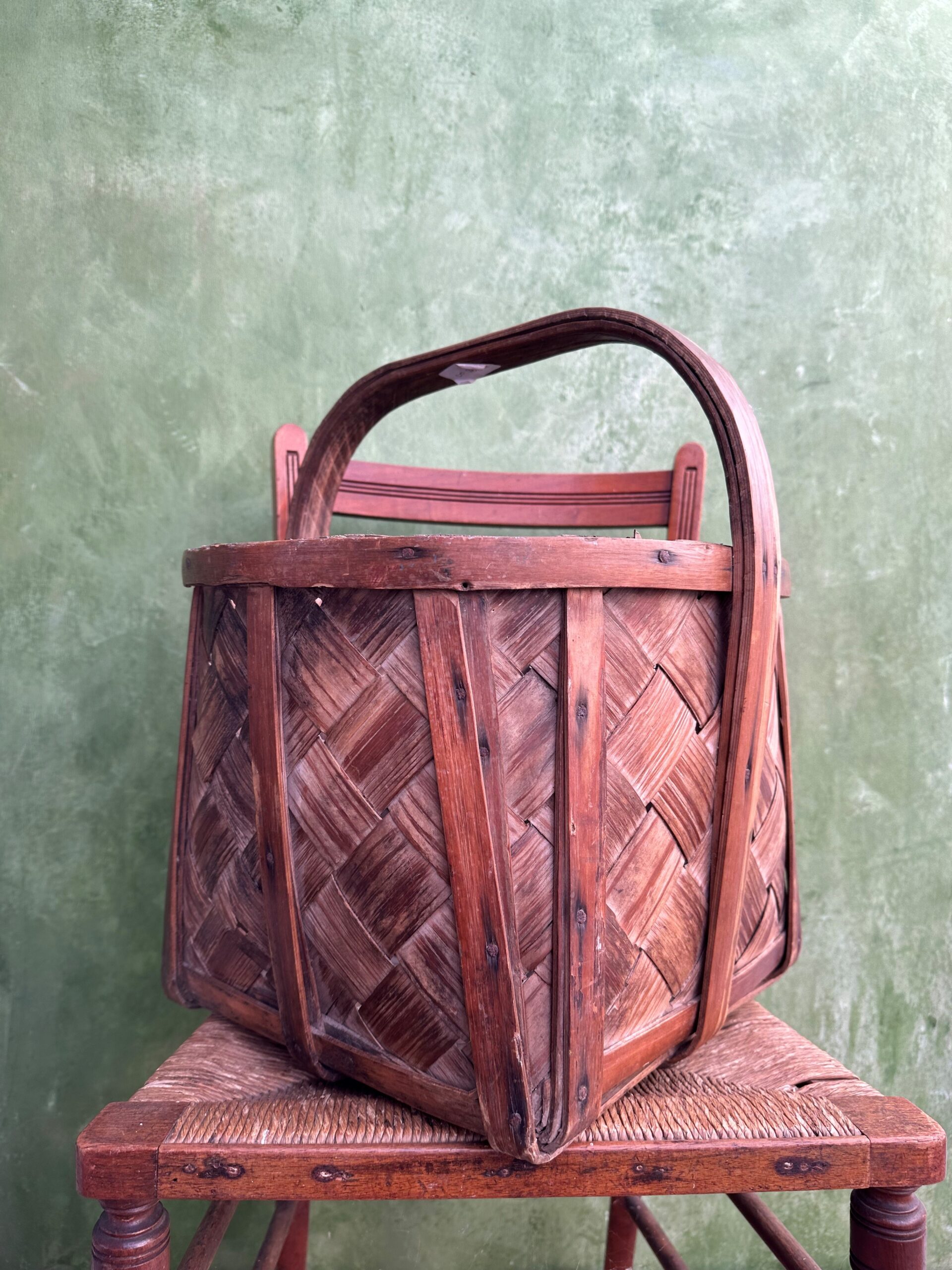 Antique Bentwood Basket